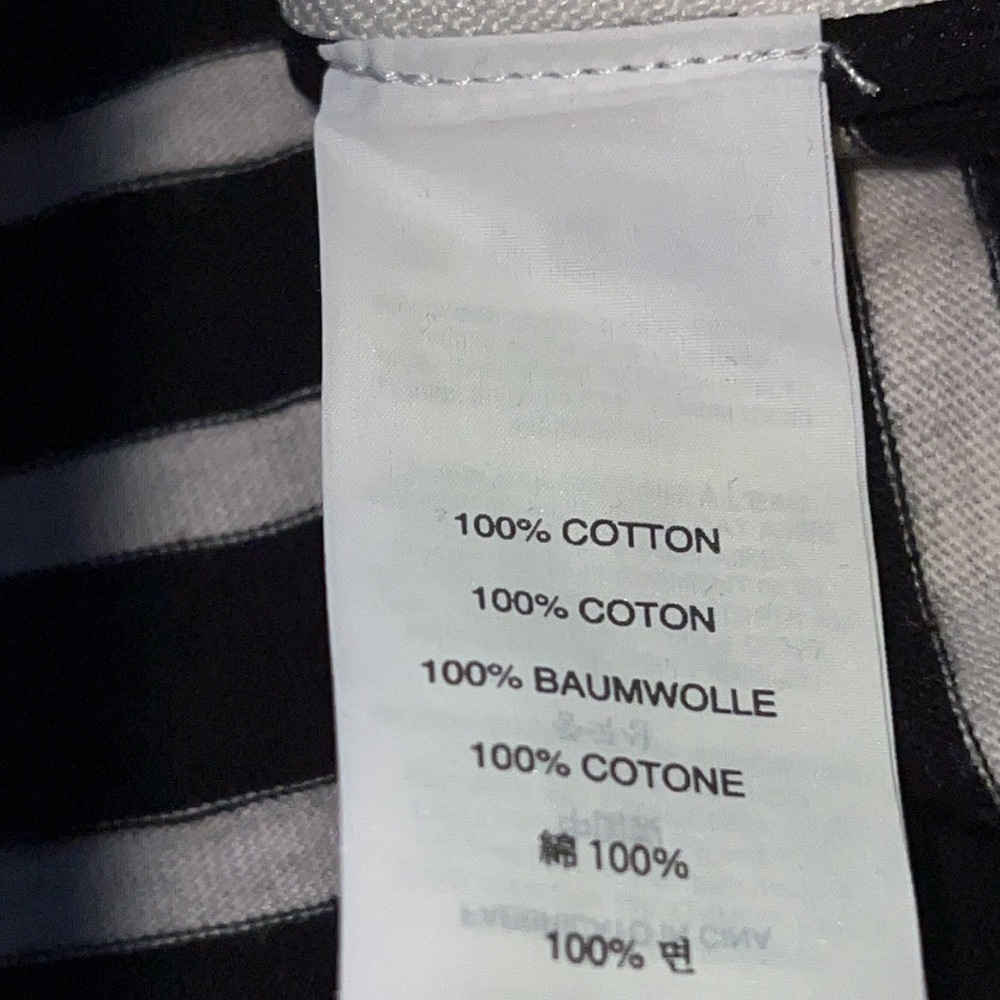 J. Crew black ivory striped shift dress side ling zippers Sz M - Picture 10 of 11